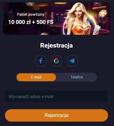 vox casino registration